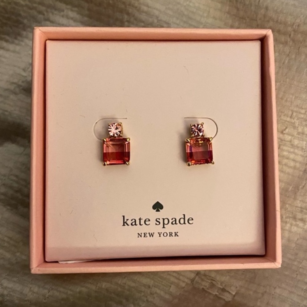 Pink earrings